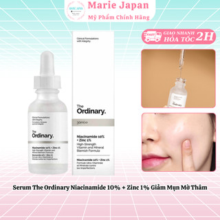  Serum The Ordinary Niacinamide 10% + Zinc 1% giảm mụn mờ thâm 30ml 