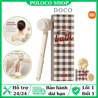 Bàn Chải Tắm Điện Doco Xiaomi - 3 Đầu Bàn Chải Thay Thế - 2 Tốc Độ - Hiệu Quả Vệ Sinh Bụi Bẩn - Bàn Chải Chà Lưng