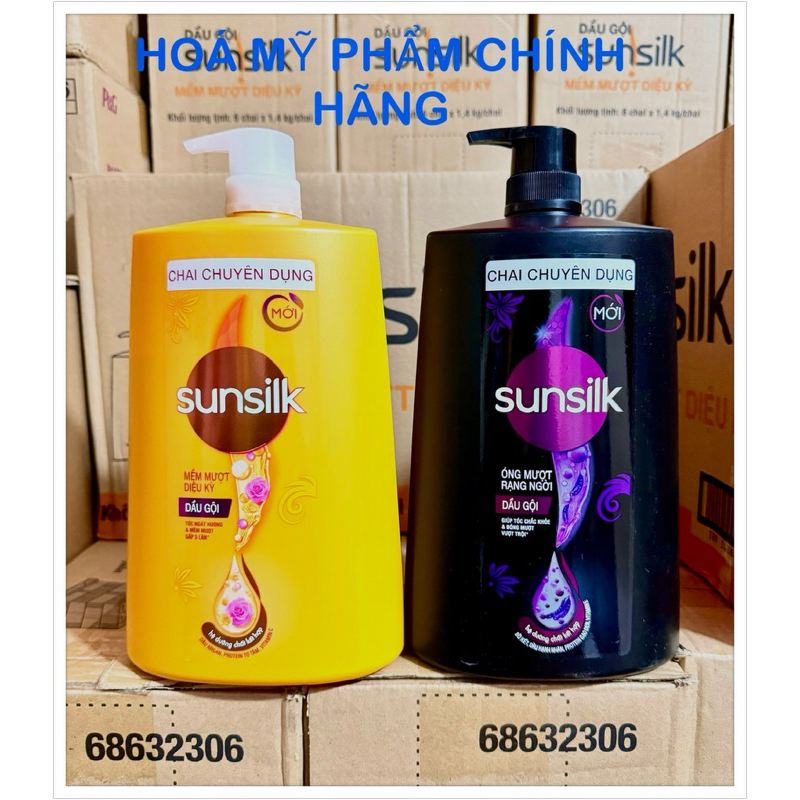  Dầu gội sunsilk 1,4kg vàng và đen 