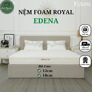  Nệm Cao Su Nhân Tạo Royal EDENA - Hàng Chính Hãng Cao Cấp - Nhiều Kích Thước 