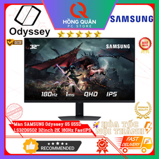 Màn Hình SAMSUNG Odyssey G5 G50D LS32DG502 32inch 2K 180Hz Fast IPS HDR 1ms GtG New - Hàng Chính Hãng Bảo Hành 2 Năm