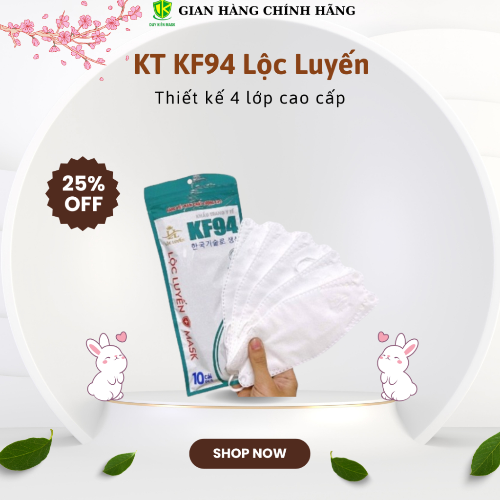 Khẩu trang KF94 (set 300 cái)