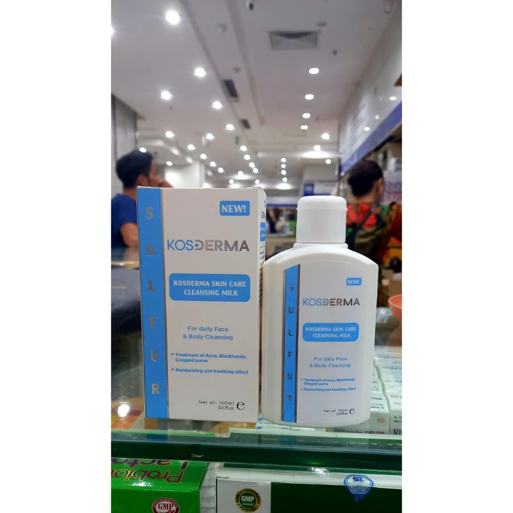 Sữa tắm y khoa Kosderma - Làm Sạch Sâu, Giảm Nhờn Mụn, Vim Nang Lông, Nấm ghẻ -150ml - NK Thổ Nhĩ Kỳ