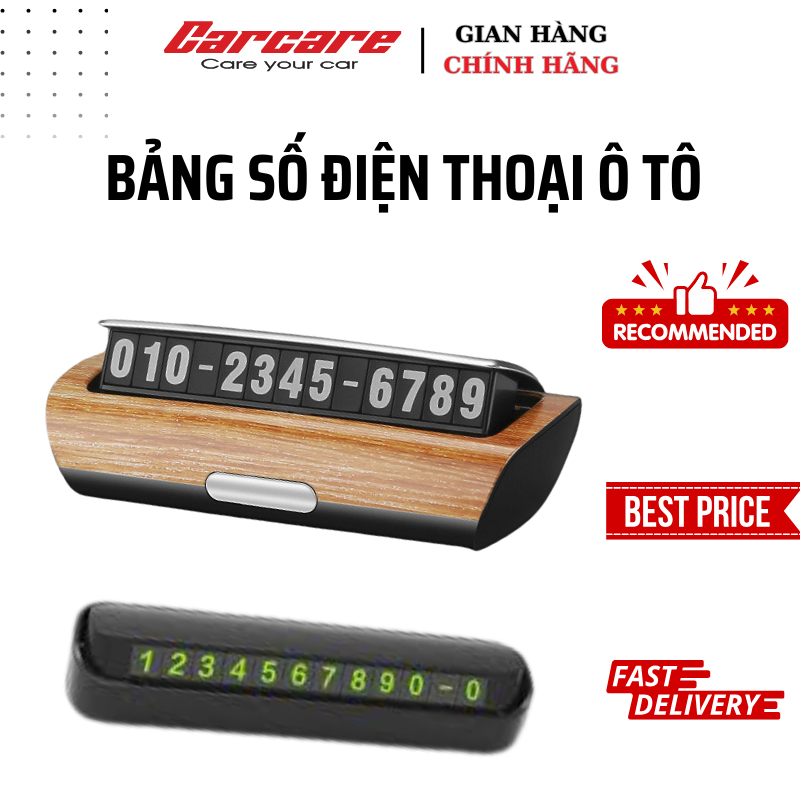 Bảng số điện thoại ô tô, bảng ghi số điện thoại ô tô gắn trên taplo