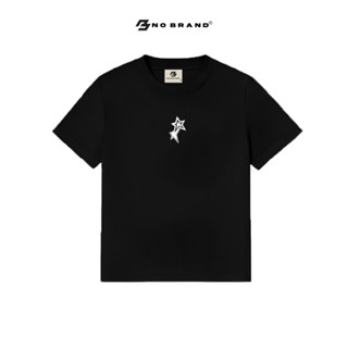 Áo thun baby tee nữ nam from rộng local brand oversize big size cao cấp unisex chính hãng cổ tròn màu đen trắng NobrBB03