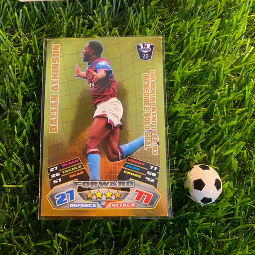 [ CHÍNH HÃNG ] - GOLDEN MOMENT - TOPPS MATCH ATTAX 2011/2012 - DALIAN ATKINSON (ASTON VILLA)
