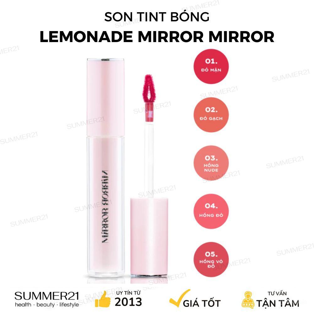 Son tint bóng LEMONADE MIRROR MIRROR WATER TINT