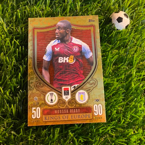 [ CHÍNH HÃNG ] - KINGS OF EUROPE - TOPPS MATCH ATTAX EXTRA 2024 - MOUSSA DIABY (ASTON VILLA)
