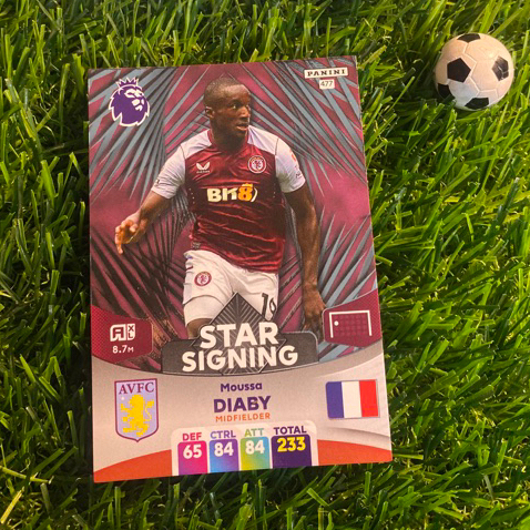 [ CHÍNH HÃNG ] - STAR SIGNING - PANINI ADRENALYN XL EPL 2024 - MOUSSA DIABY (ASTON VILLA)