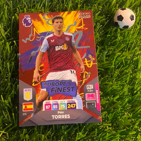 [ CHÍNH HÃNG ] - EUROPE’S FINEST - PANINI ADRENALYN XL 2024 PLUS - PAU TORRES (ASTON VILLA)