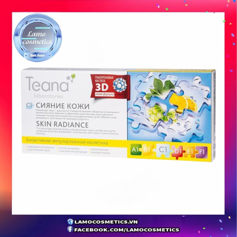 Serum teana C1 chuẩn auth date mới