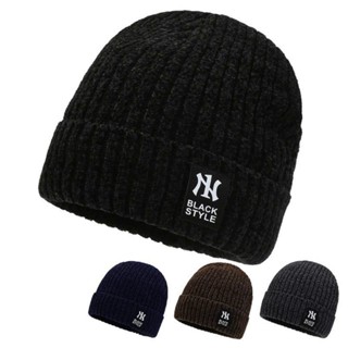Mũ len nam trùm đầu YONA nón len nam nữ lót nỉ thời trang mùa đông giữ ấm cao cấp