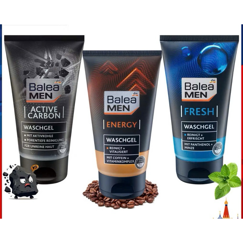 Sữa rửa mặt nam Balea men 150ml [ Hàng Đức ]