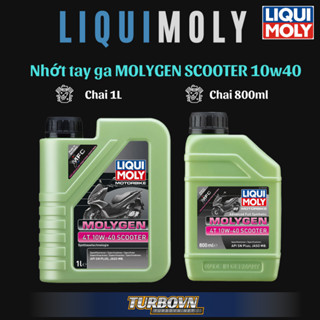 Dầu nhớt xe tay ga LIQUI MOLY MOLYGEN 4T 10W40 SCOOTER (800ml vs 1L)
