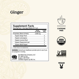 Trà Gừng Hữu Cơ Yogi Organic Ginger Tea