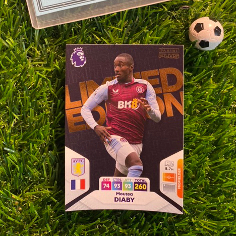 [ CHÍNH HÃNG ] - LIMITED EDITION - PANINI AXL EPL PLUS 2024 - MOUSSA DIABY (ASTON VILLA)