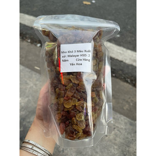 500g/1Kg Nho Nâu Đen Sấy Khô Ấn Độ