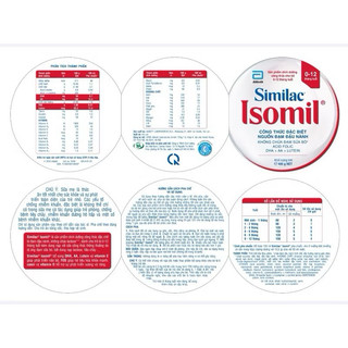 SỮA CÔNG THỨC SIMILAC ISOMIL VÀ ISOMIL PLUS 400G
