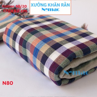Khăn rằn Nam bộ - Campuchia size lớn 170x60cm/ Khăn đi phượt Nomac -  Vải dày mềm mịn/ MÃ N82