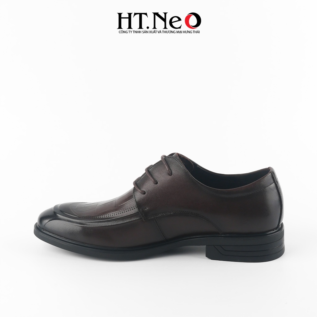 Giày tây nam, Giày công sở nam, da bò nhập khẩu cao cấp HT.NeO, đế cao 2.5cm sang trọng và lịch lãm GT225