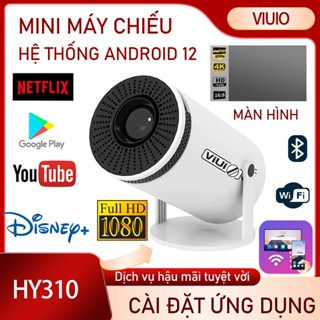 Máy chiếu mini HY300 HY320 xem phim Full HD 1080P 4K WIFI kép 8000 lumens Bluetooth Android Kết nối điện thoại Laptop