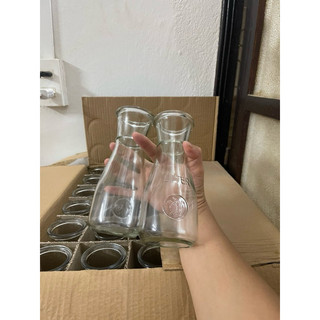 Combo 10 Lọ hoa mini thủy tinh/ Bình cắm hoa thủy tinh tặng kèm dây dừa trang trí