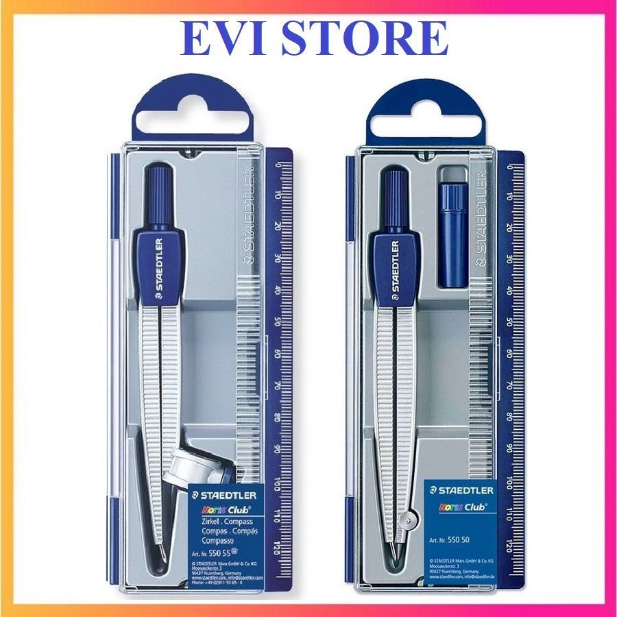 [Hàng chính hãng] Compa Staedtler Compa chì kim / Compa chì gỗ 55055 / 55050