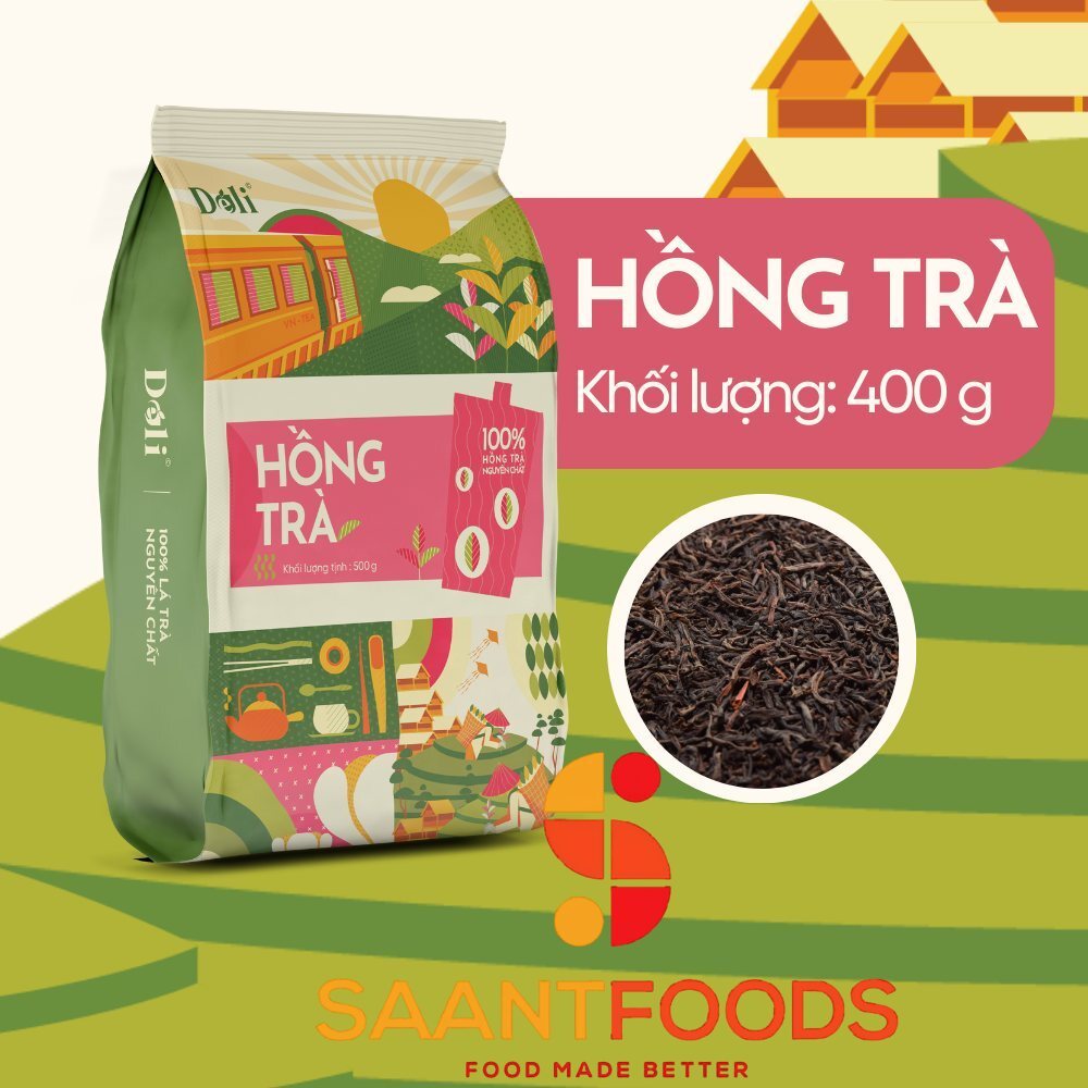 Hồng Trà nguyên chất Deli - Gói 400 gram