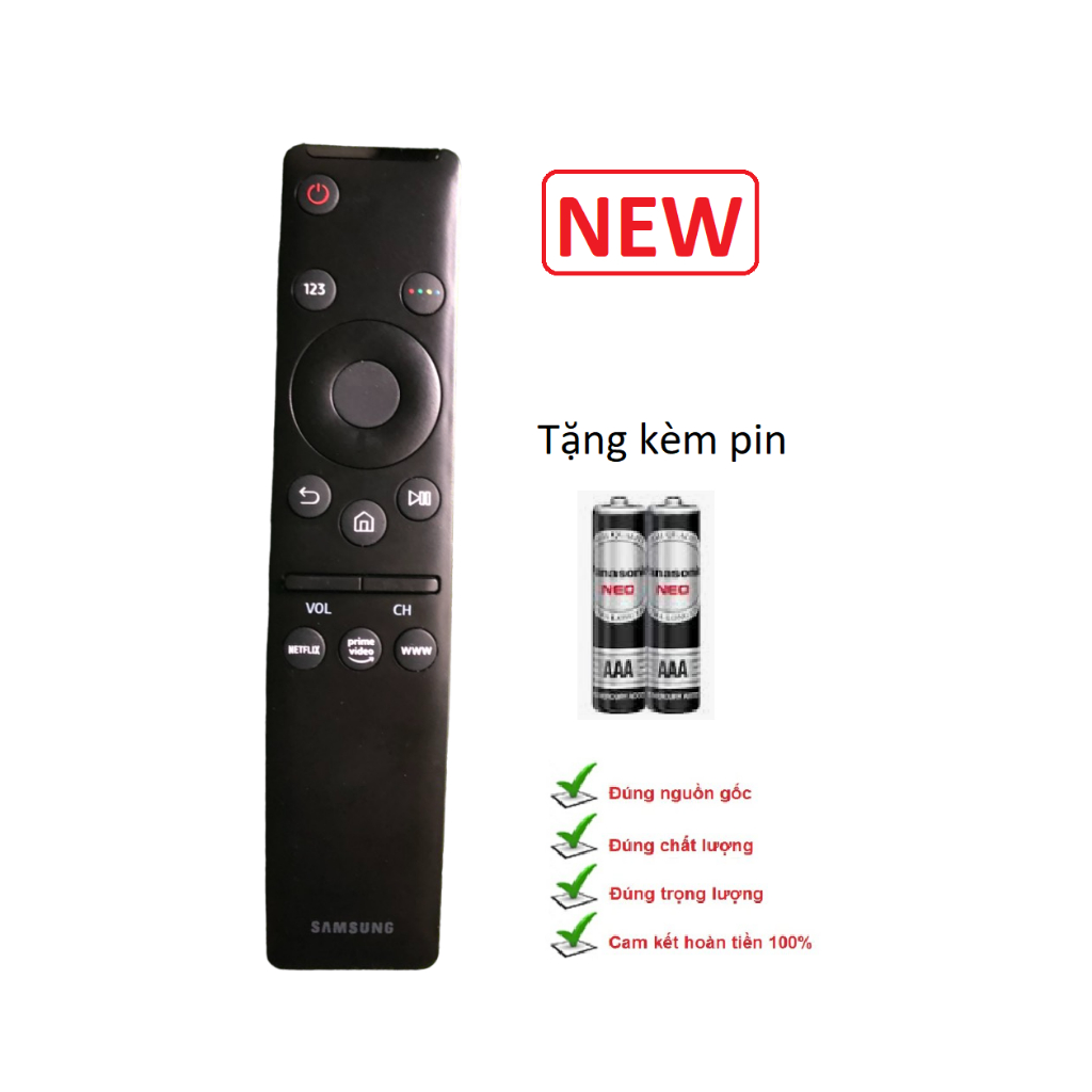 Điều khiển Smart Tivi Samsung 43 inch UA43R6000 Made in indonesia