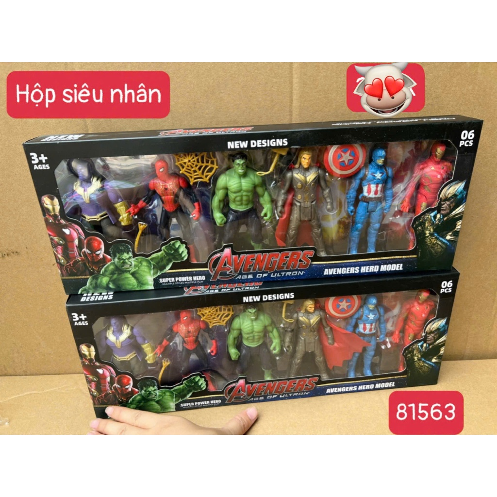 Đồ chơi nhân vật 5 anh em siêu nhân cho bé yêu