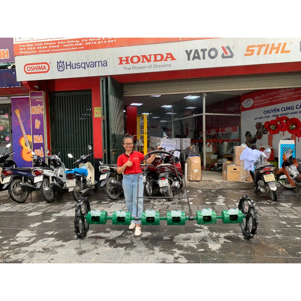 Máy xạ lúa 6 trống, máy gieo lúa thẳng hàng ĐẠI HẠ GIÁ