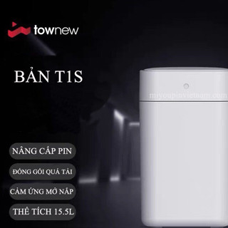 Thùng rác XIAOMI TOWNEW T1S tự động đóng gói thay túi rác