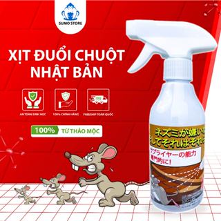  Xịt Đuổi Chuột Nhật Bản Thuốc Đuổi Chuột Thuốc Xịt Chuột Chính Hãng 100% Thảo Mộc An Toàn Cho Người Và Vật Nuôi 