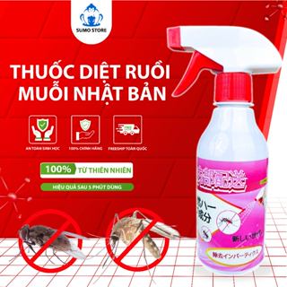 Thuốc Xịt Muỗi, Thuốc Diệt Muỗi, Thuốc Muỗi Sinh Học Nhật Bản, 100% Từ Thiên Nhiên, An Toàn Cho Người Và Vật Nuôi