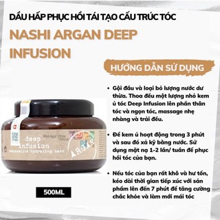 DẦU HẤP NASHI ARGAN DEEP INFUSION 250ML 500ML