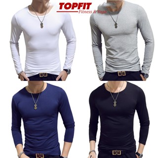 Áo Giữ Nhiệt Nam Tay Dài Cổ Tròn, Chất Cotton 4 Chiều, Nhiều Màu Dáng Ôm Thời Trang Topbody AOGNA01