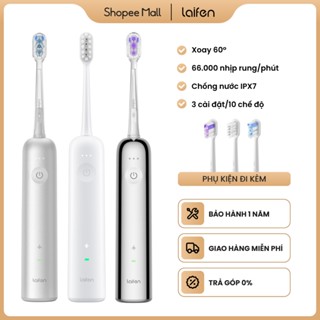 Bàn chải điện Laifen WAVE | Công nghệ xoay 60 độ, rung 66.000 lần/phút, thiết kế chống nước