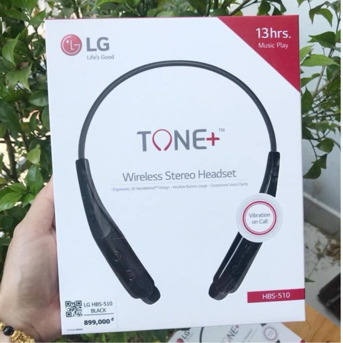Tai nghe Bluetooth LG HBS510 Đen