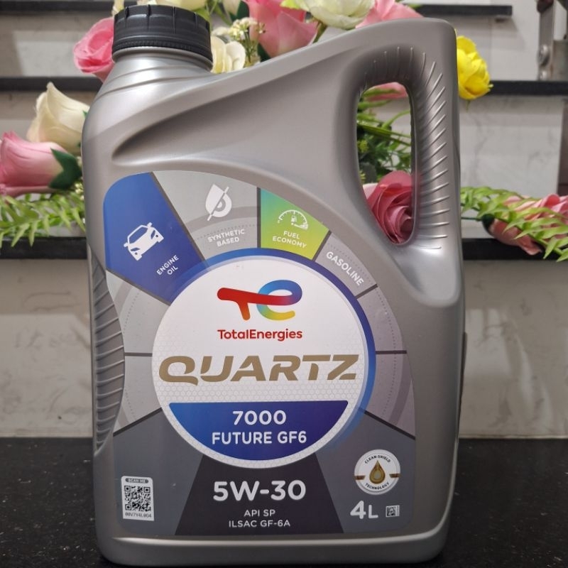 Nhớt (Dầu) động cơ ôtô Cao Cấp TOTAL QUARTZ 7000 FUTURE GF6 5W30 (Hàng Chính Hãng)