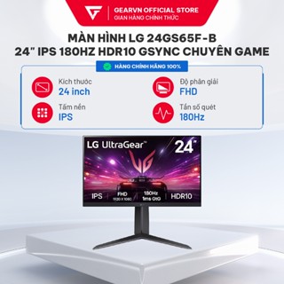 Màn hình LG 24GS65F-B/ 24GS60F 24" IPS 180Hz HDR10 Gsync chuyên game