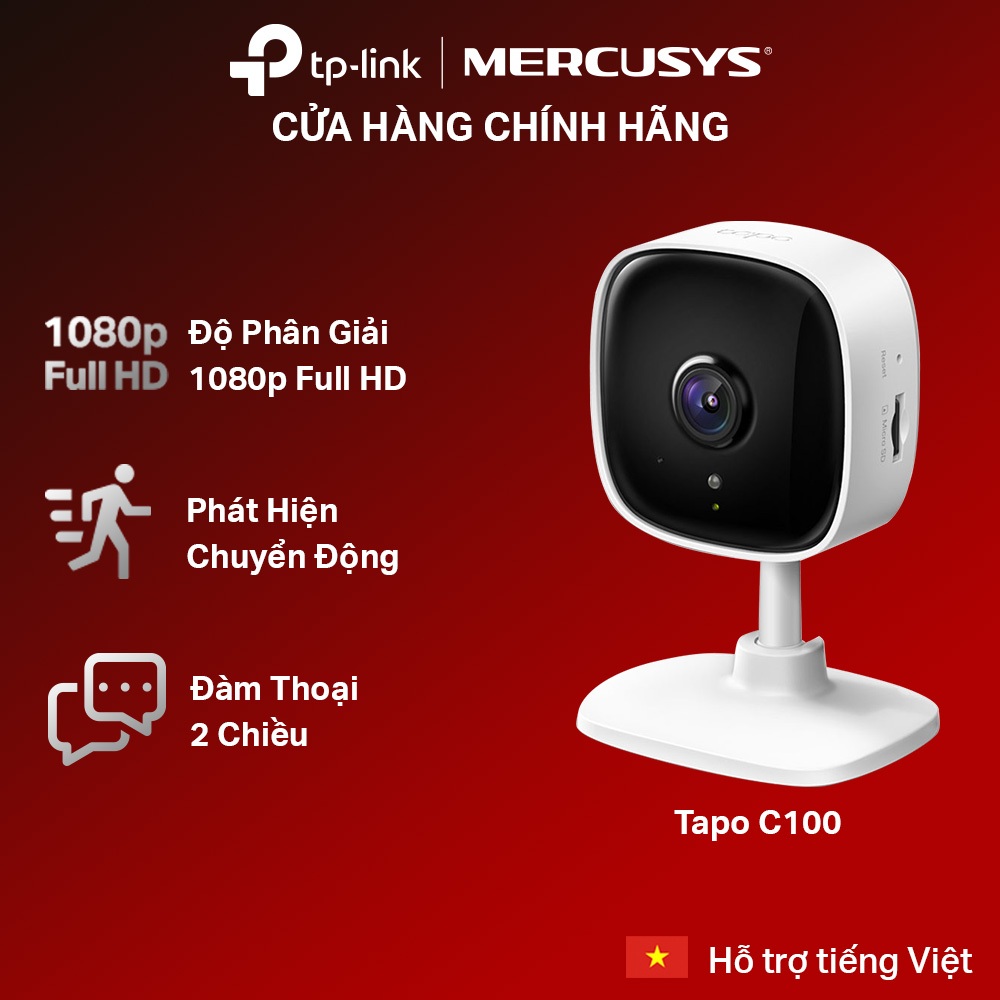 Camera WiFi Thông Minh TP-Link Tapo C100 / C110 An Ninh Cho Gia Đình