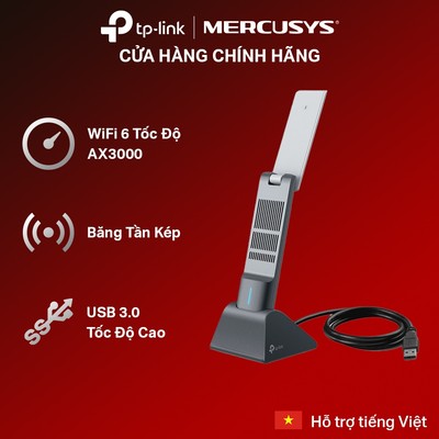 Bộ Chuyển Đổi USB WiFi TP-Link Archer TX50UH WiFi Độ Lợi Cao AX3000