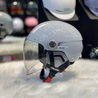 Nón Bảo Hiểm FALCON F17 Màu Xám Xi Măng Full Màu Kính Chính Hãng POC