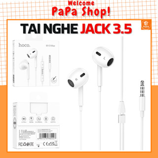 Tai nghe dây Hoco M101 jack 3.5 - Hàng chính hãng âm bass to rõ, có mic đàm thoại PAPA]