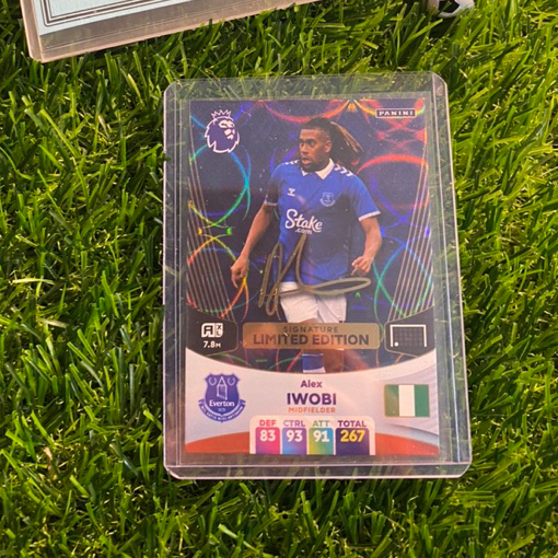 [ CHÍNH HÃNG ] - SIGNATURE LIMITED EDITION - PANINI ADRENALYN XL EPL 2023/2024 - ALEX IWOBI (EVERTON