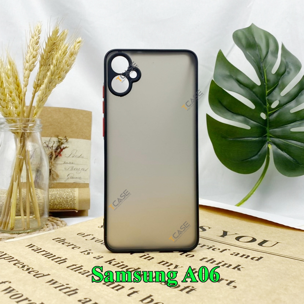 Ốp lưng Samsung A16, A16 5G, A06 nhám mờ chống sốc bảo vệ camera - Basic