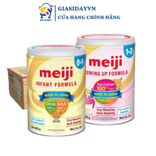 [2027][Thùng] Sữa Meiji NHẬP KHẨU Lon Số 0 (0-1) Số 9 (1-3) - Sữa Bột Công Thức 800g