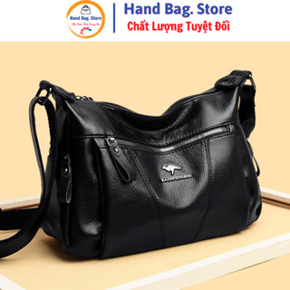 Túi xách nữ đeo chéo form trung niên dành tặng cho mẹ, da Pu cao cấp mềm dai size lớn đeo đi du lịch