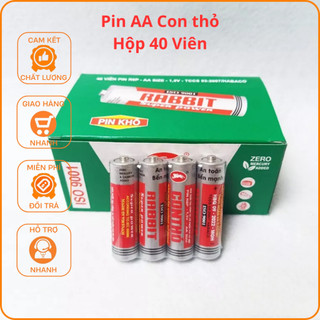 Combo 40 viên pin AA và AAA CON THỎ.
