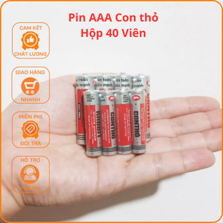 Combo 40 viên pin AA và AAA CON THỎ.
